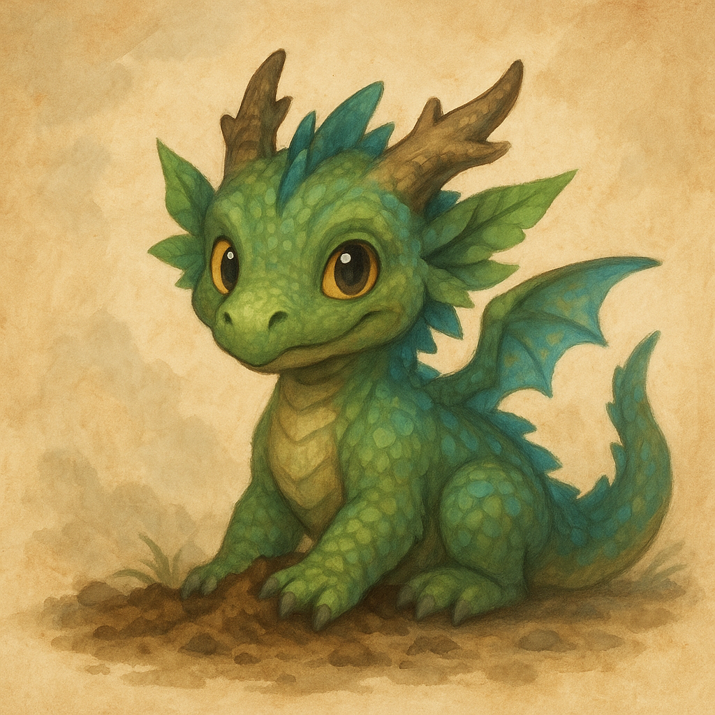 Baby Green Grove Dragon